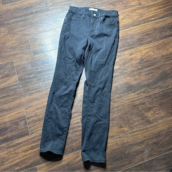 Madewell 9" Mid Rise Skinny Tencel Denim Jeans in Lunar Wash - Picture 3 of 7